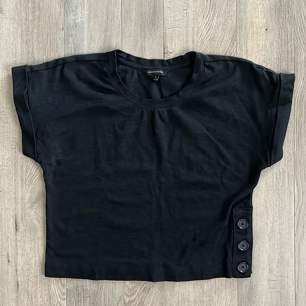 Banana Republic boxy top / tee size small